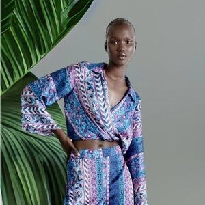 Zara Vibrant Patterned Top